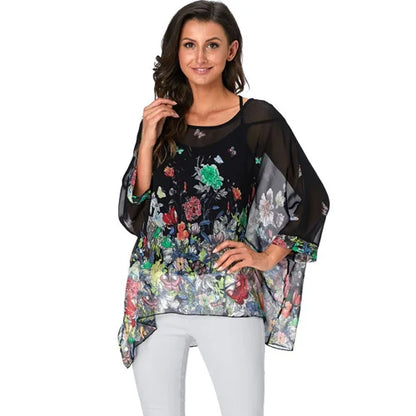 BHflutter Women Blouses Plus Size 2019