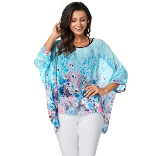 BHflutter Women Blouses Plus Size 2019