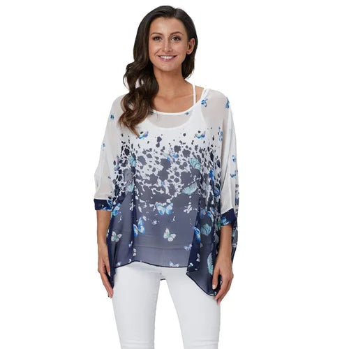 BHflutter Women Blouses Plus Size 2019