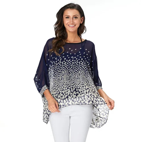 BHflutter Women Blouses Plus Size 2019