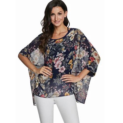 BHflutter Women Blouses Plus Size 2019