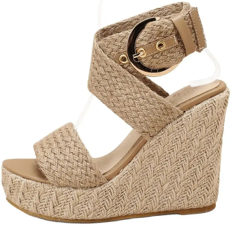 Large Size Platform Sandals Wedge