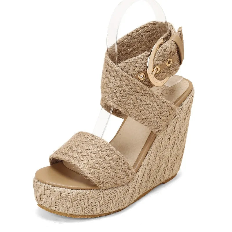 Large Size Platform Sandals Wedge