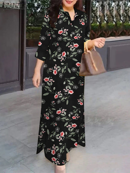 Vintage Printed Maxi