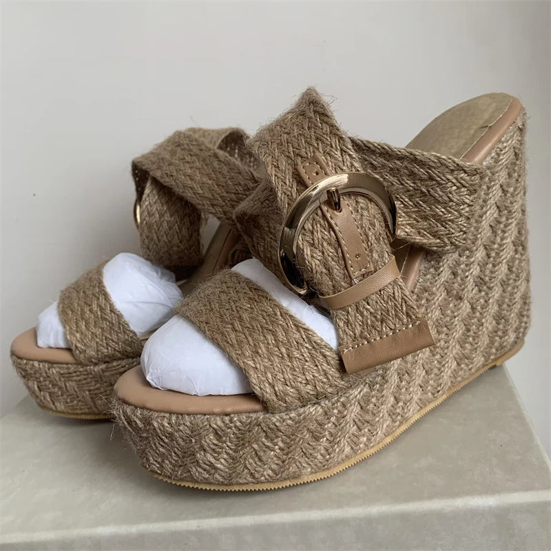 Large Size Platform Sandals Wedge